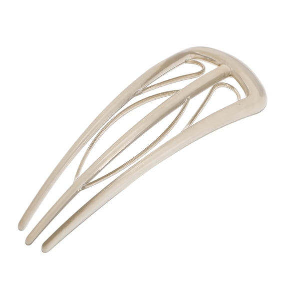 Unique Bargains 1 Pc Hair Pin U-shaped Hair Accessories 4.33"x1.57" Light Brown