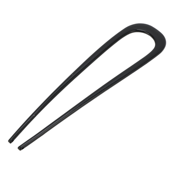 Unique Bargains 1 Pc Hair Pin U-shaped Hair Hairpin for Women Black