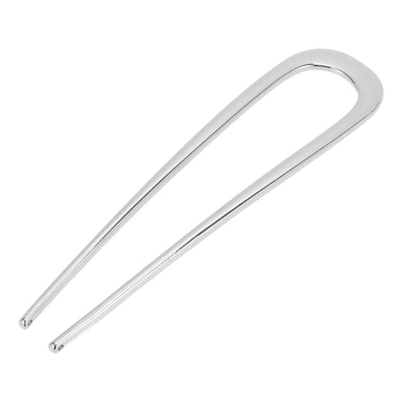 Unique Bargains 1 Pc Hair Pin U-shaped Hair Hairpin for Women Silver Tone
