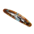 thumbnail image 1 of Unique Bargains 1 Pc Hair Snap Clip Fashion Hair Clips Lake Blue Coffee Color, 1 of 5
