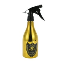 Unique Bargains 1 Pc Hair Spray Bottles Electroplating Retro Spray Bottles for Hair 450ml Gold Tone