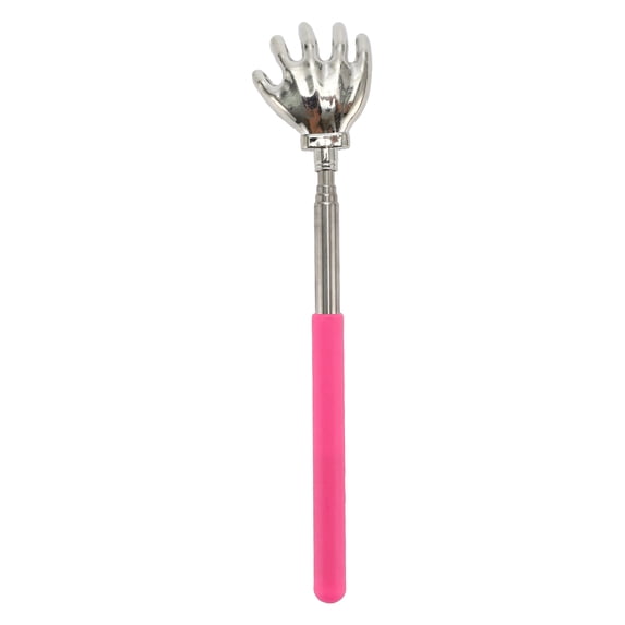 Unique Bargains 1 Pc Hand Shaped Back Scratcher for Easy Use Pink