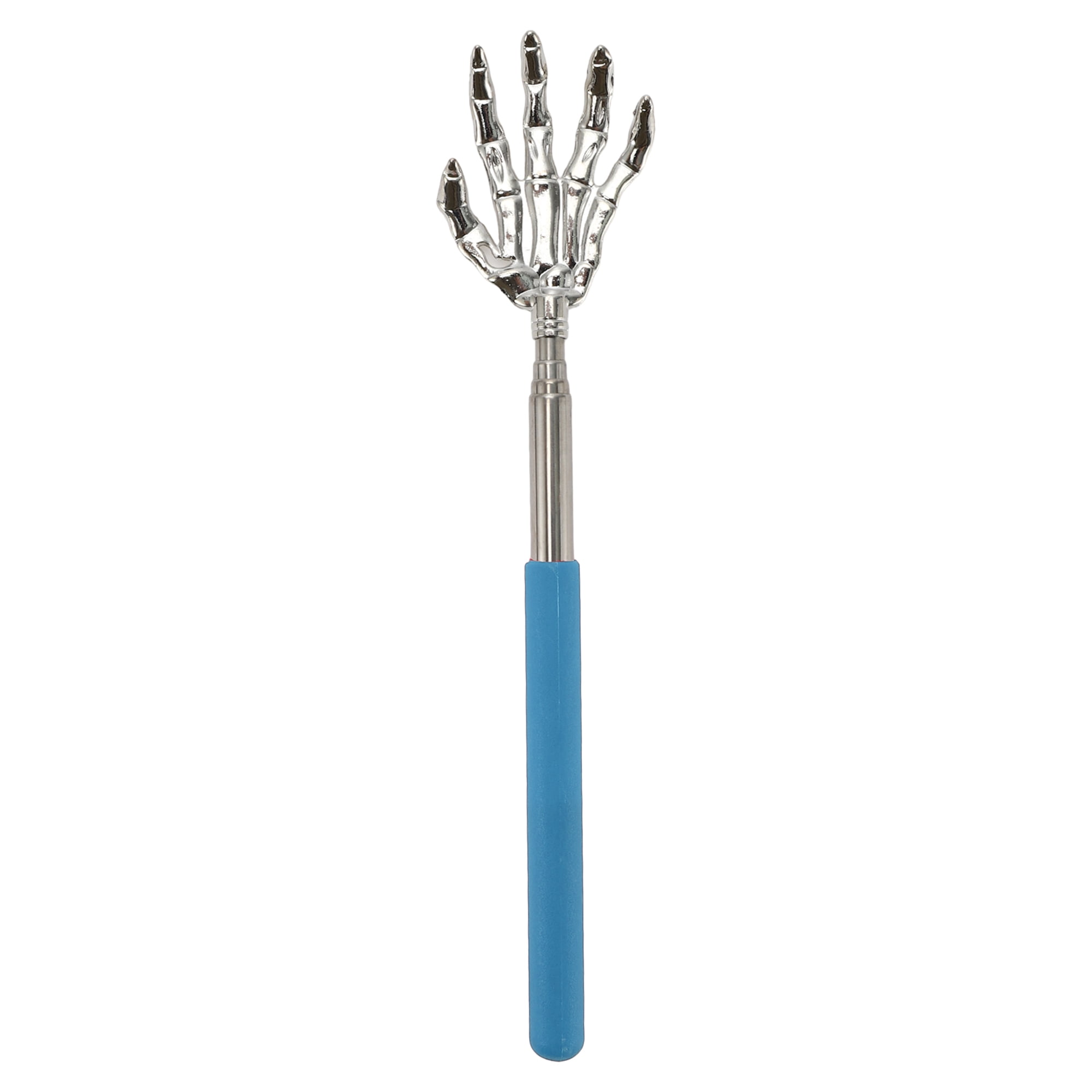 Unique Bargains 1 Pc Hand Shaped Extendable Back Massager for Bedroom Blue