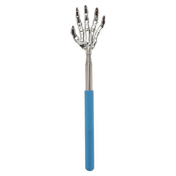 Unique Bargains 1 Pc Hand Shaped Extendable Back Massager for Bedroom Blue