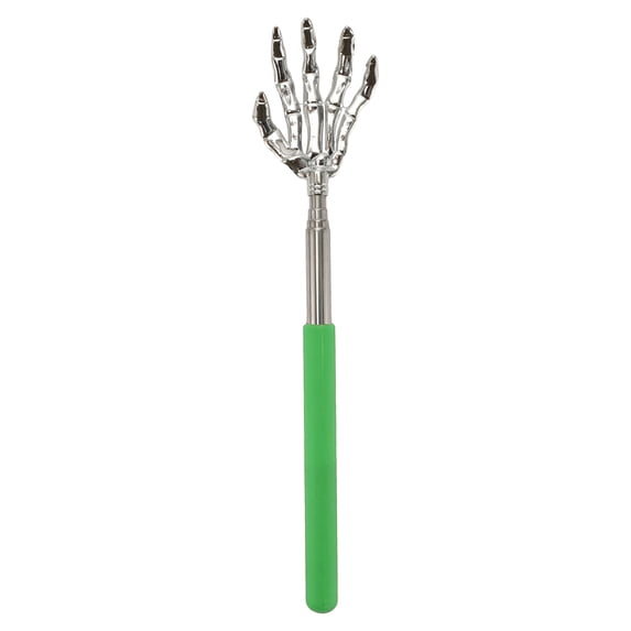 Unique Bargains 1 Pc Hand Shaped Extendable Back Massager for Bedroom Green