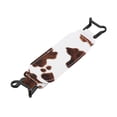 thumbnail image 1 of Unique Bargains 1 Pc Hand-Strap for Kindle Cow Pattern Finger Grip Holder White Dark Brown, 1 of 5