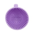 thumbnail image 1 of Unique Bargains 1 Pc Hand-held Makeup Brush Cleaner Purple, 1 of 7