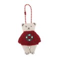 thumbnail image 1 of Unique Bargains 1 Pc Handbag Charm Cute Beaded Chain Handbag Accessories Beige, 1 of 6