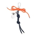thumbnail image 1 of Unique Bargains 1 Pc Handbag Charm Knot Heart Bag Charm Orange Blue, 1 of 5