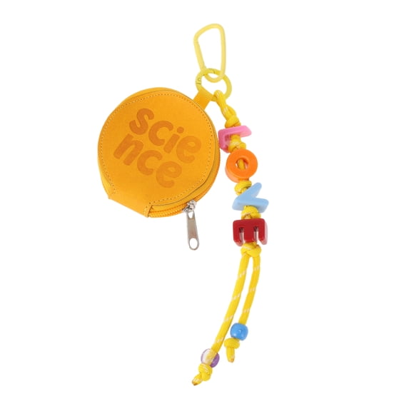 Unique Bargains 1 Pc Handbag Charm Letter Wallet Bag Charm Yellow