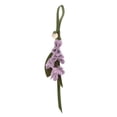 thumbnail image 1 of Unique Bargains 1 Pc Handbag Charm PU Leather Flower Bag Charm Purple, 1 of 5