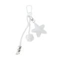 thumbnail image 1 of Unique Bargains 1 Pc Handbag Charm Star Pattern Bag Charm White, 1 of 5