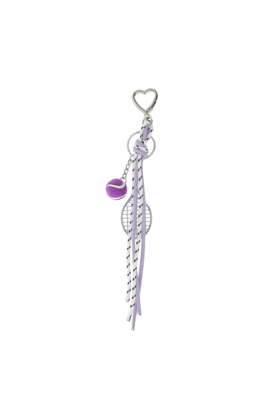 1 Pc Handbag Charms Keychains Baseball Bag Accessories Purple