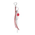 thumbnail image 1 of Unique Bargains 1 Pc Handbag Charms Keychains Baseball Bag Accessories Red, 1 of 5