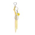 thumbnail image 1 of Unique Bargains 1 Pc Handbag Charms Keychains Baseball Bag Accessories Yellow, 1 of 5