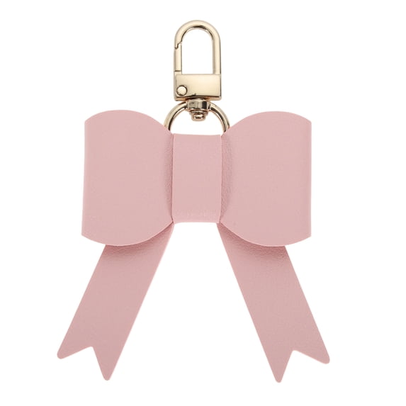 Unique Bargains 1 Pc Handbag Charms Keychains Bow Bag Accessories Pink