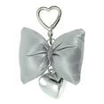 thumbnail image 1 of Unique Bargains 1 Pc Handbag Charms Keychains Bow Heart Buckle Bag Accessories Silver Tone, 1 of 5