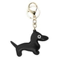 thumbnail image 1 of Unique Bargains 1 Pc Handbag Charms Keychains Dog Keychain Bag Accessories Black, 1 of 5