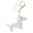 thumbnail image 1 of Unique Bargains 1 Pc Handbag Charms Keychains Dog Keychain Bag Accessories White, 1 of 5