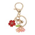 thumbnail image 1 of Unique Bargains 1 Pc Handbag Charms Keychains Durable Flower Bag Accessories Red, 1 of 5