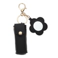 thumbnail image 1 of Unique Bargains 1 Pc Handbag Charms Keychains Durable Flower Mirror Bag Accessories Black, 1 of 6