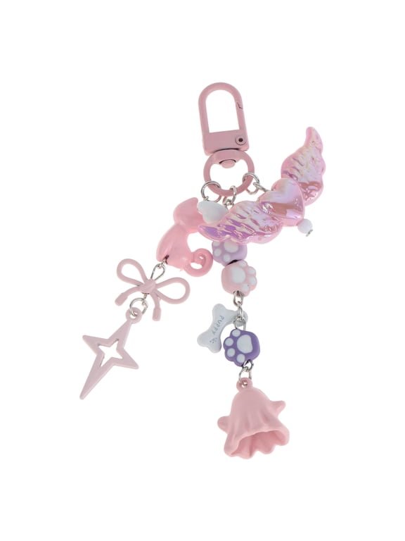 1 Pc Handbag Charms Keychains Fashion Durable Bag Accessories Pink