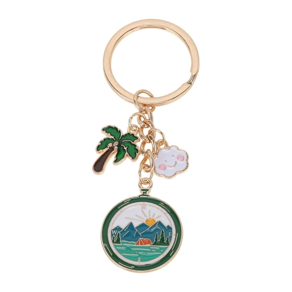 Unique Bargains 1 Pc Handbag Charms Keychains Fashionable Bag Accessories Green
