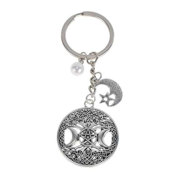 Unique Bargains 1 Pc Handbag Charms Keychains Fashionable Design Bag Accessories Silver Tone White