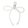thumbnail image 1 of Unique Bargains 1 Pc Handbag Charms Keychains Faux Crystal Bow Bag Accessories Clear, 1 of 5