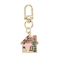 thumbnail image 1 of Unique Bargains 1 Pc Handbag Charms Keychains Flower House Bag Accessories Pink, 1 of 5