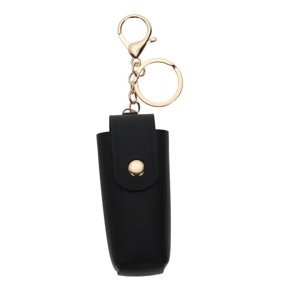 Unique Bargains 1 Pc Handbag Charms Keychains Lipstick Bag Bag Accessories Black