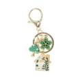 thumbnail image 1 of Unique Bargains 1 Pc Handbag Charms Keychains Mushroom House Bag Accessories Green, 1 of 5