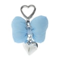 thumbnail image 1 of Unique Bargains 1 Pc Handbag Charms Keychains Stylish Bow Heart Bag Accessories Blue, 1 of 5
