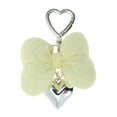 thumbnail image 1 of Unique Bargains 1 Pc Handbag Charms Keychains Stylish Bow Heart Bag Accessories Yellow, 1 of 5
