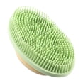 thumbnail image 1 of Unique Bargains 1 Pc Handle Bath Brush Back Scrubber for Bath for Shower 4.72"x2.36" Green, 1 of 6