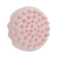thumbnail image 1 of Unique Bargains 1 Pc Handle Hollow Hair Shampoo Brush for Scalp Massage 3.54"x2.95" Pink, 1 of 7
