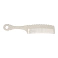 thumbnail image 1 of Unique Bargains 1 Pc Handle Wavy Hair Comb White Acetate Sheet, 1 of 5