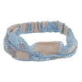 thumbnail image 1 of Unique Bargains 1 Pc Headband Breathable Maple Leaf Lace Hairband for Women Sky Blue, 1 of 5