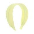 thumbnail image 1 of Unique Bargains 1 Pc Headband Colored Wide Hair Accessories Yellow, 1 of 5