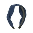 thumbnail image 1 of Unique Bargains 1 Pc Headband Cross Hair Accessories for Women Navy Blue, 1 of 5