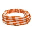 thumbnail image 1 of Unique Bargains 1 Pc Headband Dot Wide Fabric Hairband for Women Orange, 1 of 5