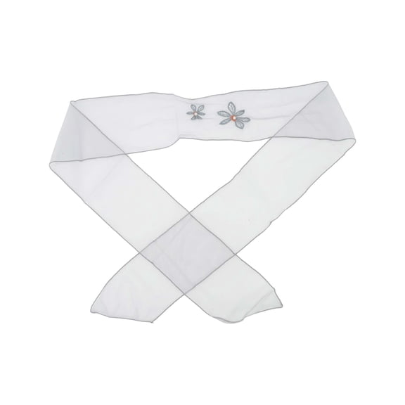 Unique Bargains 1 Pc Headband Embroidered Hairband for Women Gray Blue