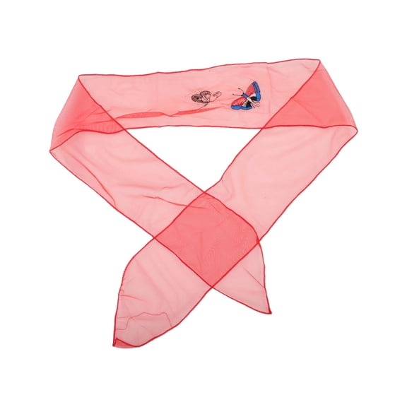 Unique Bargains 1 Pc Headband Embroidered Hairband for Women Red