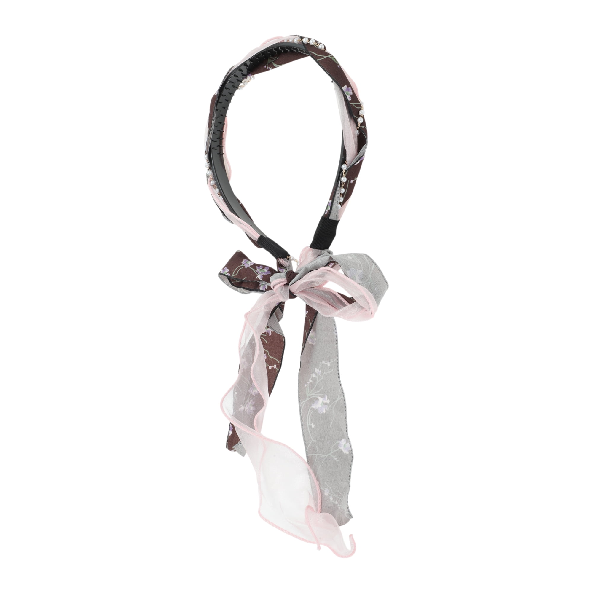Unique Bargains 1 Pc Headband Faux Pearl Hair Accessories 