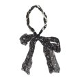 thumbnail image 1 of Unique Bargains 1 Pc Headband Faux Pearls Ribbon Hair Accessories for Women Black, 1 of 5