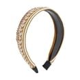 thumbnail image 1 of Unique Bargains 1 Pc Headband Faux Pearls Sequins Hair Accessories for Women Brown, 1 of 5
