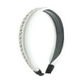 thumbnail image 1 of Unique Bargains 1 Pc Headband Faux Pearls Sequins Hair Accessories for Women White, 1 of 5