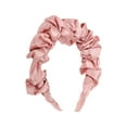 thumbnail image 1 of Unique Bargains 1 Pc Headband Faux Silk Pleats Hair Accessories for Women Pink, 1 of 5