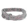 thumbnail image 1 of Unique Bargains 1 Pc Headband Fireworks Thin Lace Wide Hairband for Women Gray, Pink, 1 of 5