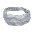 thumbnail image 1 of Unique Bargains 1 Pc Headband Floral Lace Wide Hairband for Women Blue, Gray, 1 of 5